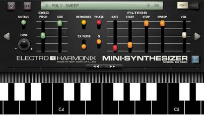 Mini Synthesizer for iPhone Captura de pantalla de la aplicación #1