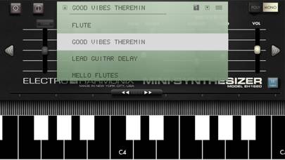 Mini Synthesizer for iPhone App-Screenshot #3