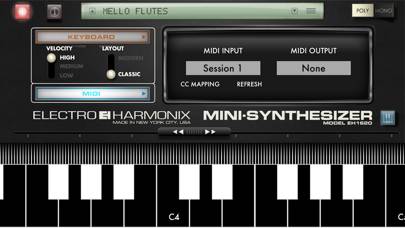 Mini Synthesizer for iPhone Captura de pantalla de la aplicación #5
