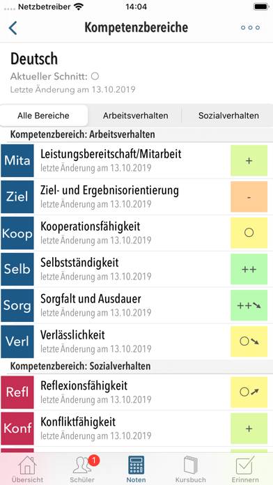 Meine Klassenmappe v5 App-Screenshot