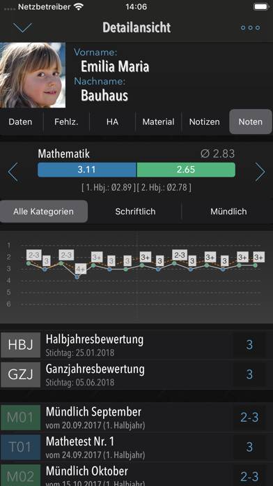 Meine Klassenmappe v5 App-Screenshot