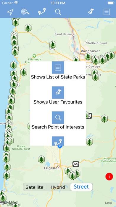 Oregon State Parks & Areas App screenshot