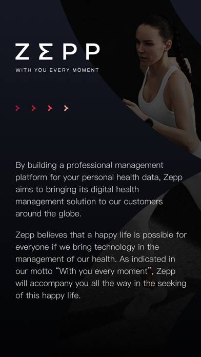 Zepp (formerly Amazfit) Capture d'écran de l'application #1