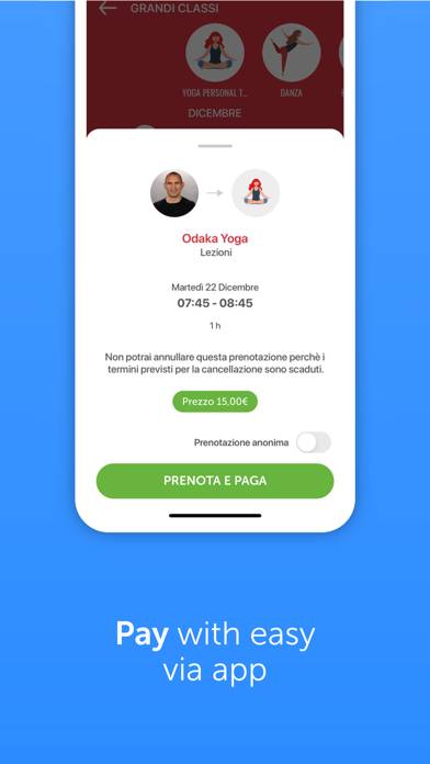 Sportclubby Schermata dell'app