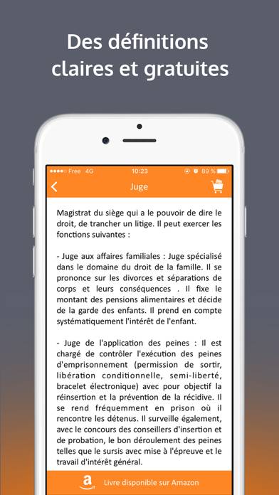 Lexique juridique App screenshot #2