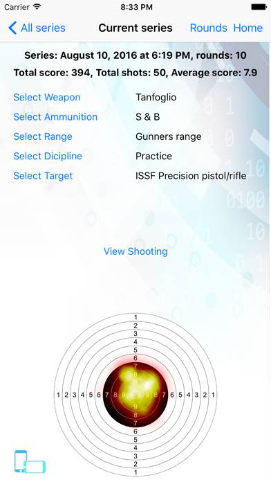 Shooters journal Captura de pantalla de la aplicación #3