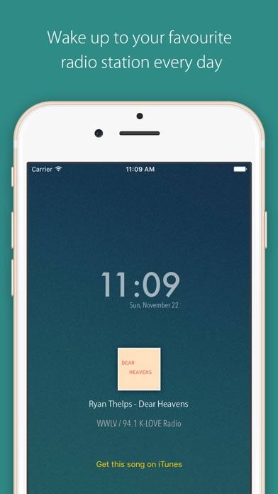 Bedr Pro alarm clock radio App screenshot #1