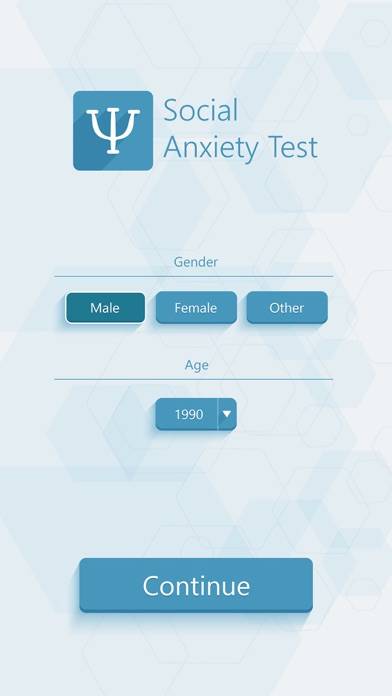 Social Anxiety Test Captura de pantalla de la aplicación #2