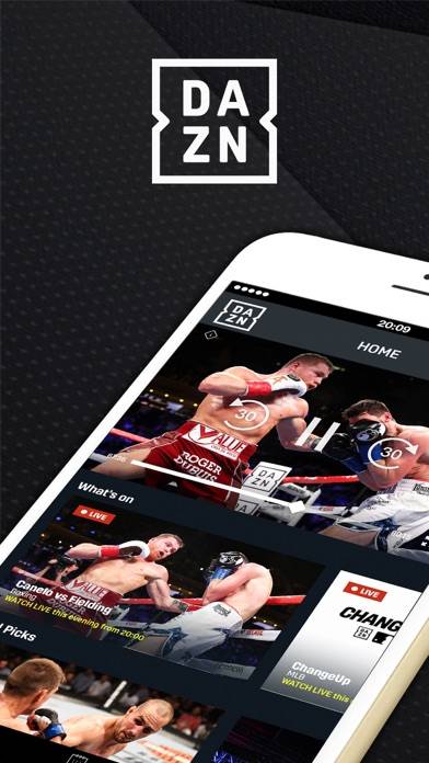 DAZN: Stream Live Sports App skärmdump #1