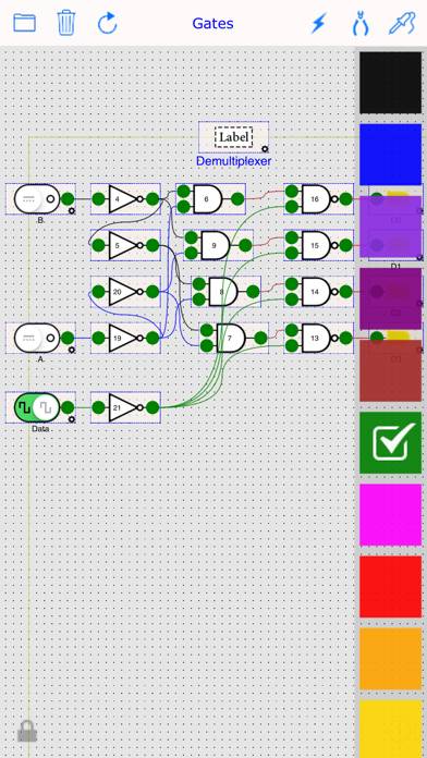 Digital Gate Circuit Simulator Schermata dell'app #3