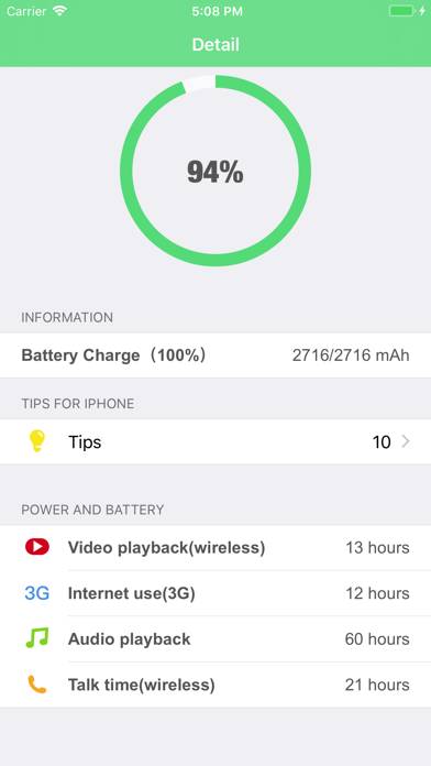 Battery Care-battery life tips Capture d'écran de l'application #1