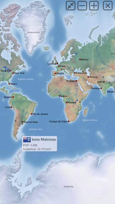 World atlas & map MxGeo Pro App screenshot #1