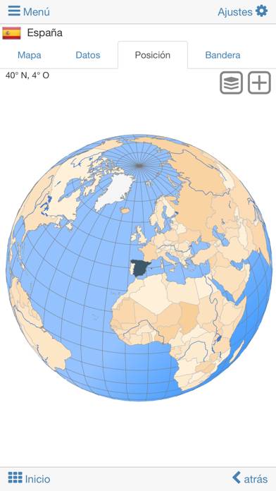 World atlas & map MxGeo Pro Schermata dell'app #2