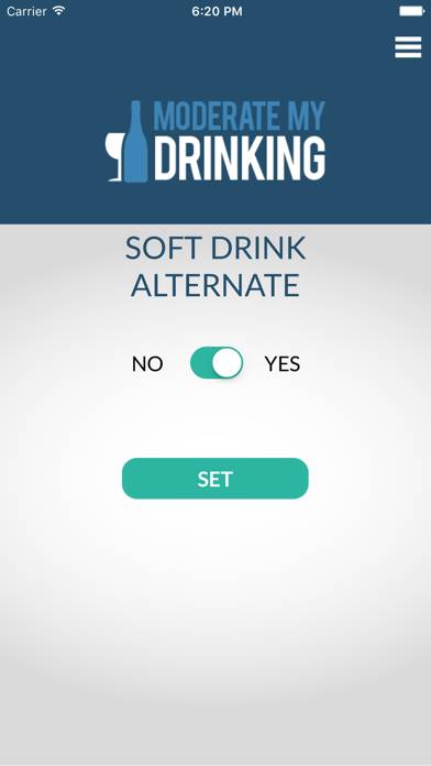 Moderate, Control My Drinking Captura de pantalla de la aplicación #3