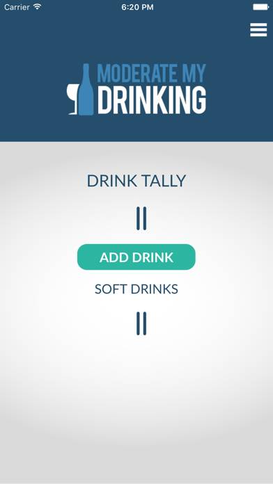 Moderate, Control My Drinking Captura de pantalla de la aplicación #4