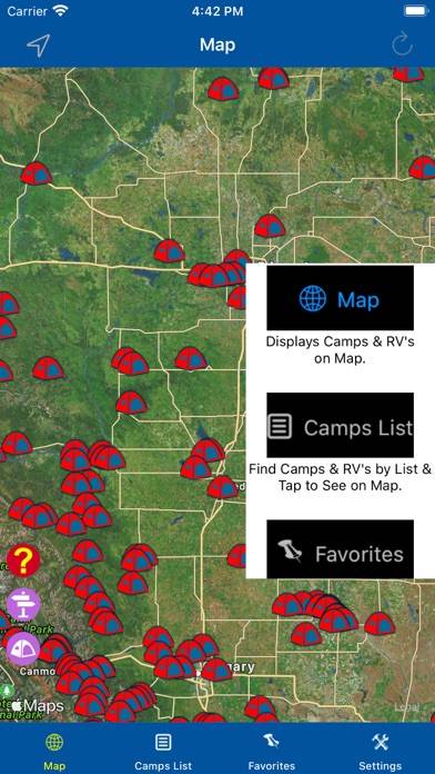 Alberta – Camping & RV spots App screenshot #3