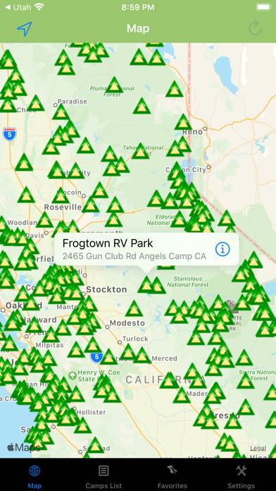 California – Camps & RV spots App-Screenshot #1