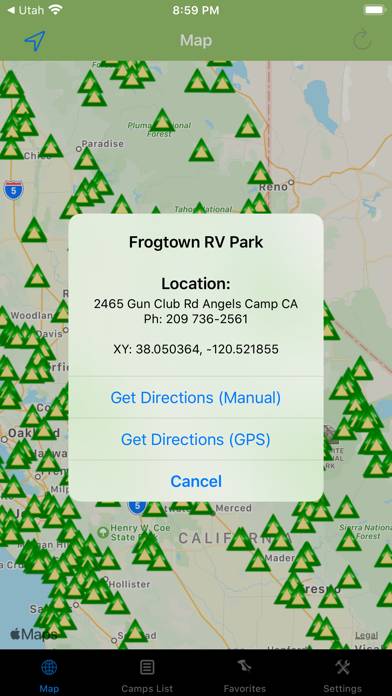 California – Camps & RV spots App screenshot #3
