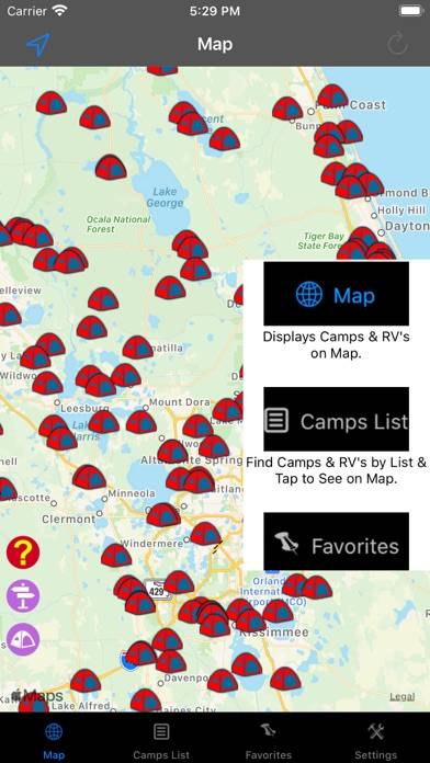 Florida – Camping & RV spots App screenshot #3