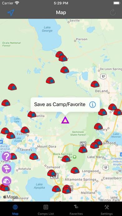 Florida – Camping & RV spots App screenshot #5