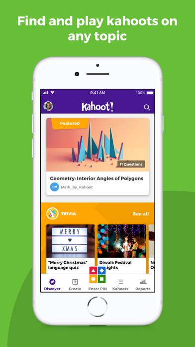 Kahoot! Spela & skapa quiz Schermata dell'app #5