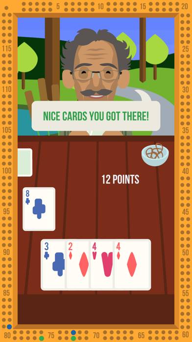 Cribbage With Grandpas Spiel-Screenshot