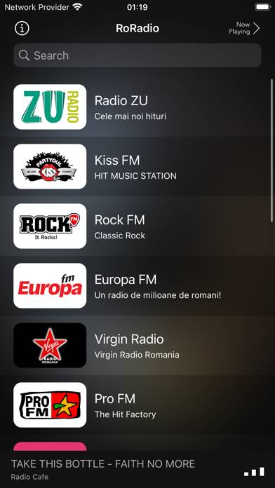RoRadio Captura de pantalla de la aplicación #1