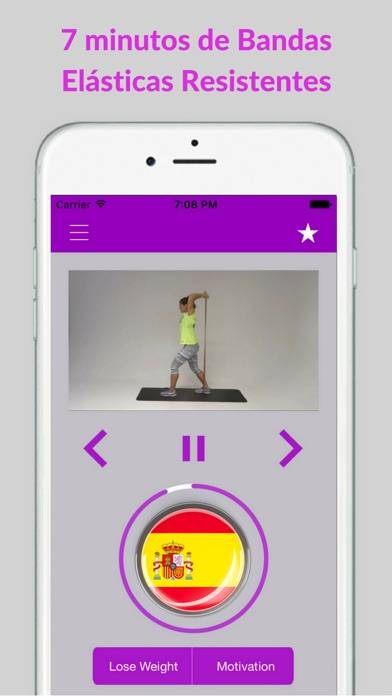Resistance Band Workout Trainer Exercises Training App screenshot #1