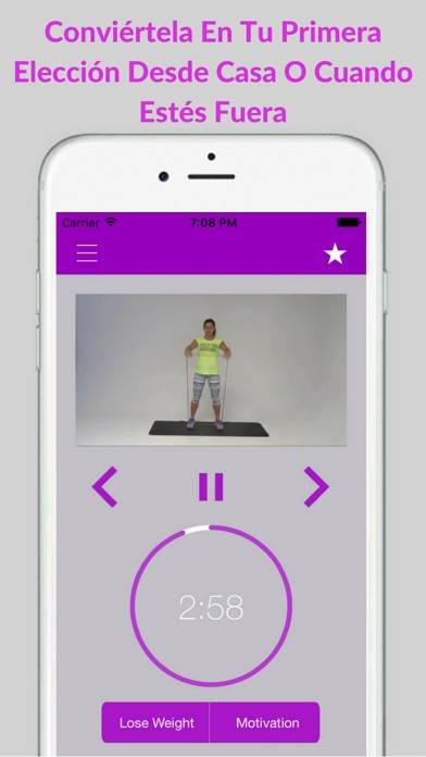 Resistance Band Workout Trainer Exercises Training App screenshot