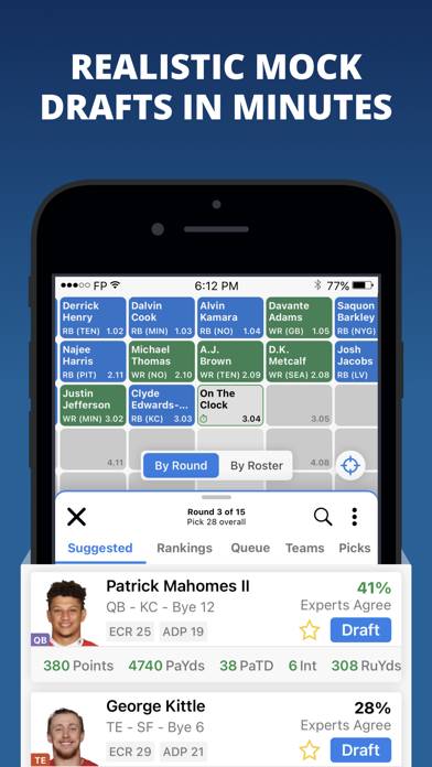 Fantasy Football Draft Wizard App screenshot #3