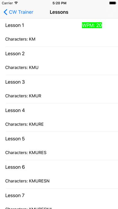 CW Trainer App screenshot #4