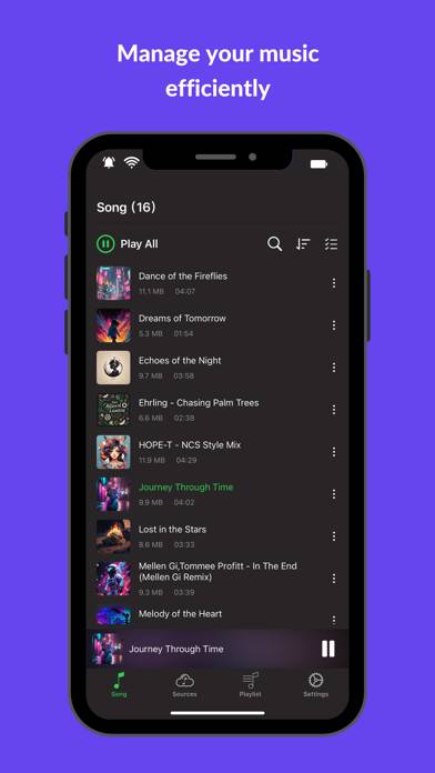 Cloud Music Offline Listening Скриншот приложения #1