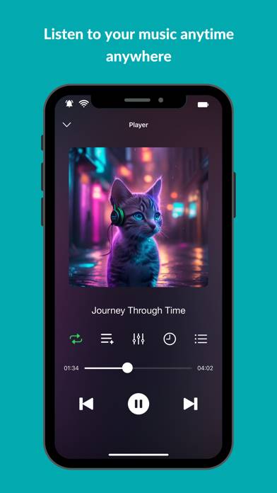 Cloud Music Offline Listening Скриншот приложения #2