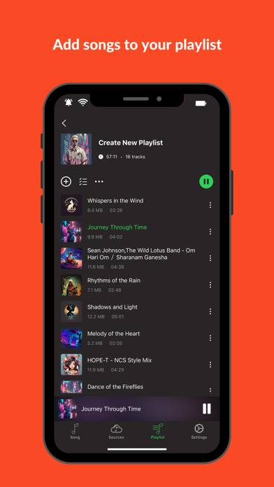 Cloud Music Offline Listening Скриншот приложения #4