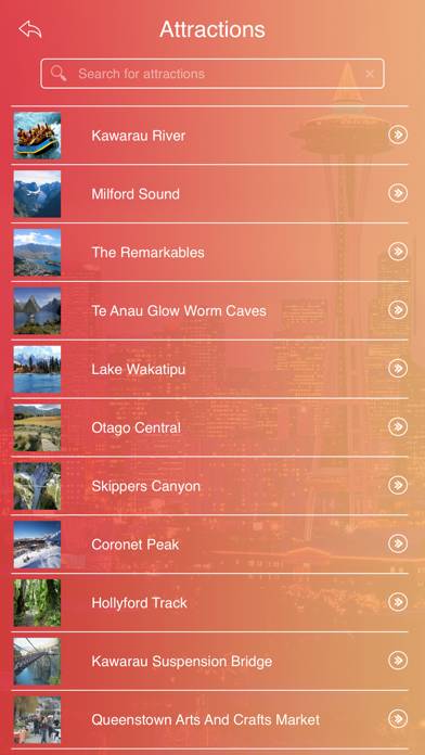 Queenstown Tourist Guide App screenshot #3