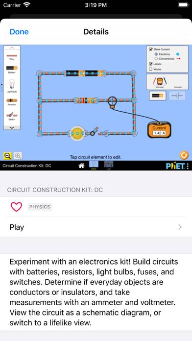 PhET Simulations App screenshot #2