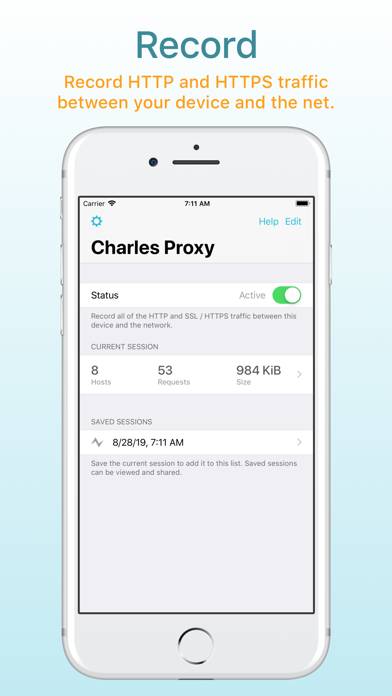 Charles Proxy App skärmdump #2