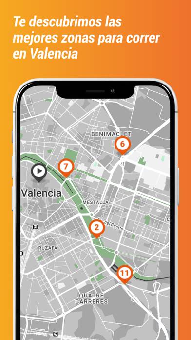 Valencia Ciudad del Running Captura de pantalla de la aplicación