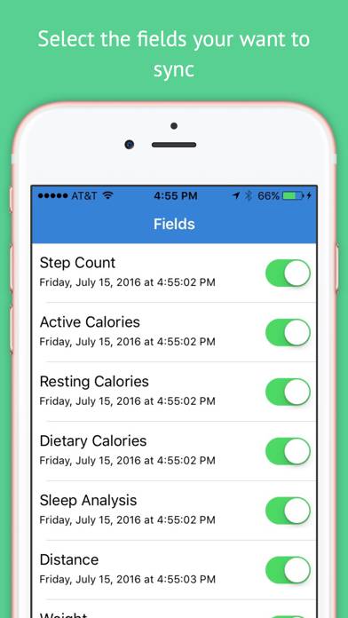 Fitbit to Apple Health Sync App screenshot #2
