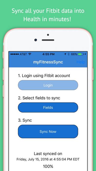 Fitbit to Apple Health Sync App screenshot #4