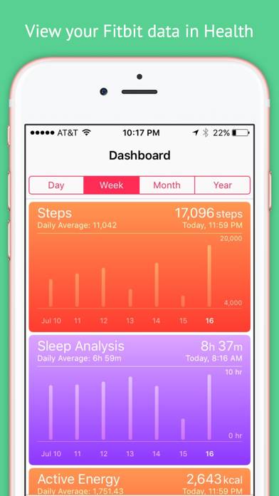 Fitbit to Apple Health Sync App screenshot #5