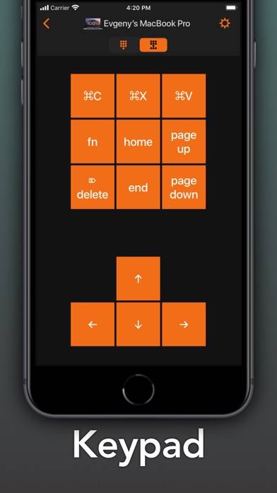 Remote KeyPad and NumPad Pro App screenshot