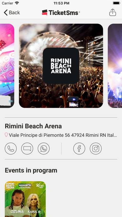 TicketSms Schermata dell'app