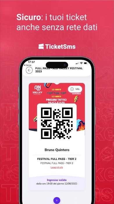 TicketSms Schermata dell'app