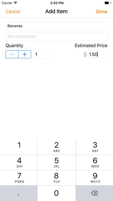 Budget Shopper Schermata dell'app #3