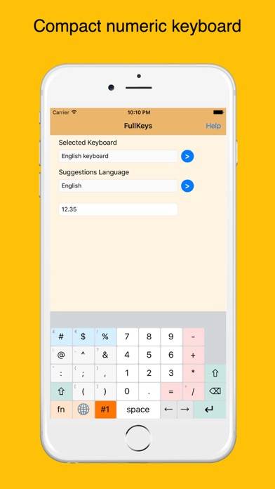 FullKeys Keyboard App screenshot #2