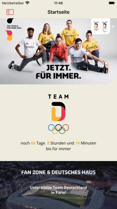 Team Deutschland App screenshot