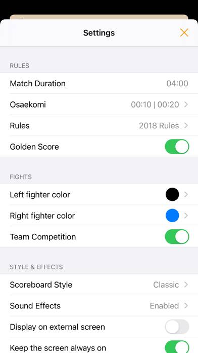Judo Shiai App-Screenshot #5