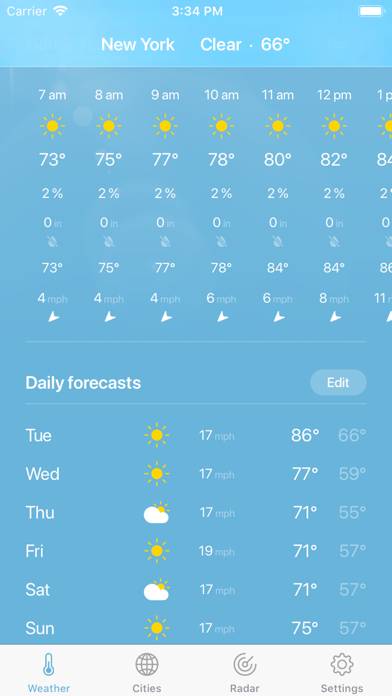 Weather Pro · Schermata dell'app #4