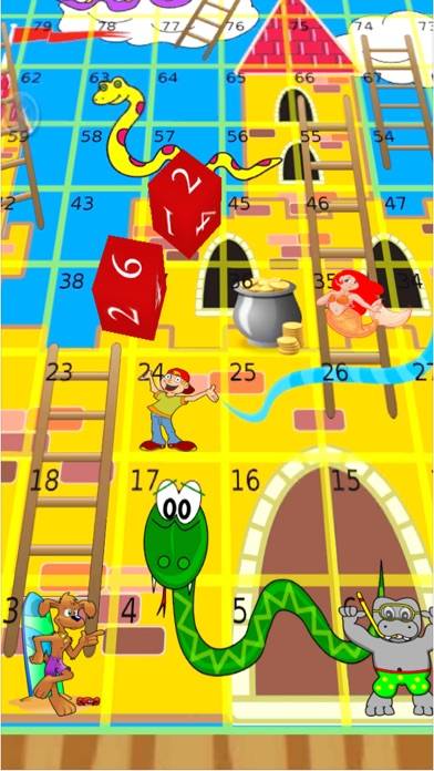 Snakes and Ladders Pro captura de pantalla del juego